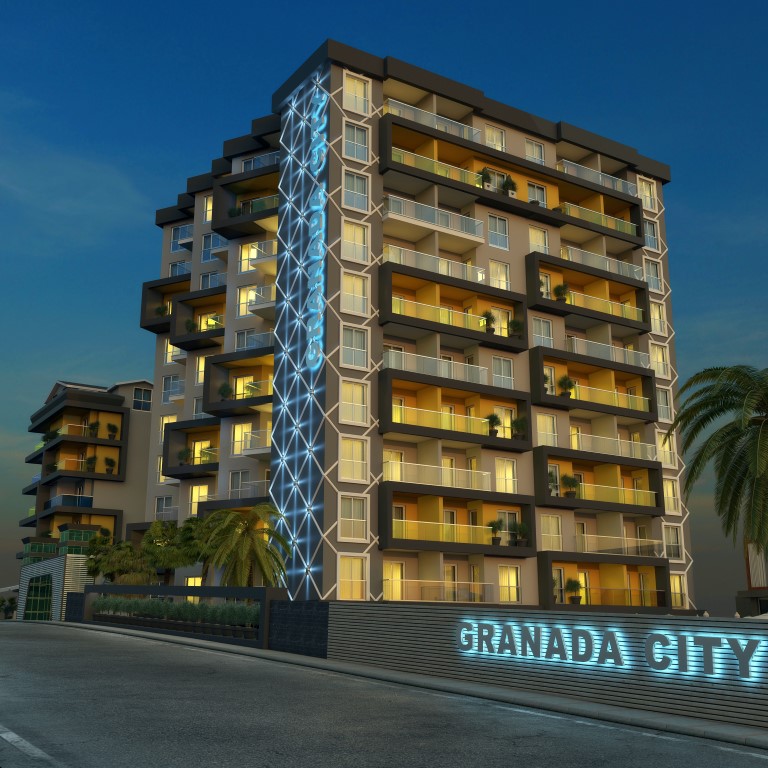 Luxury 1+1 Flats in Alanya Centrum, Turkey