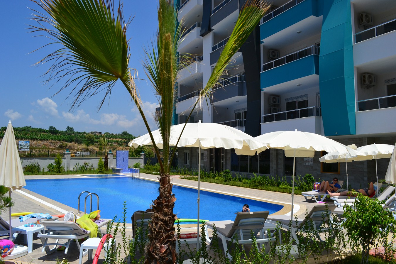 Delux 1+1 Flats in Алания,Махмутлар