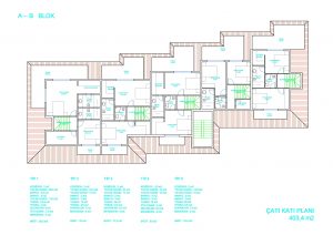 Kestel Alanya 2+1 Penthouse Plans