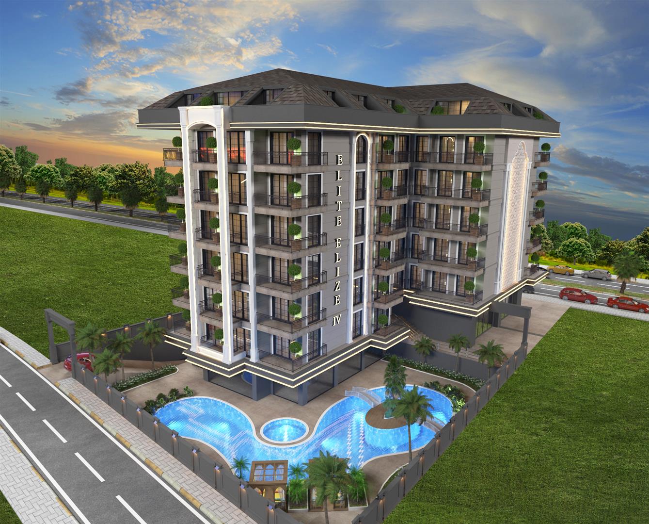 Excellent apartment in the center of Alanya