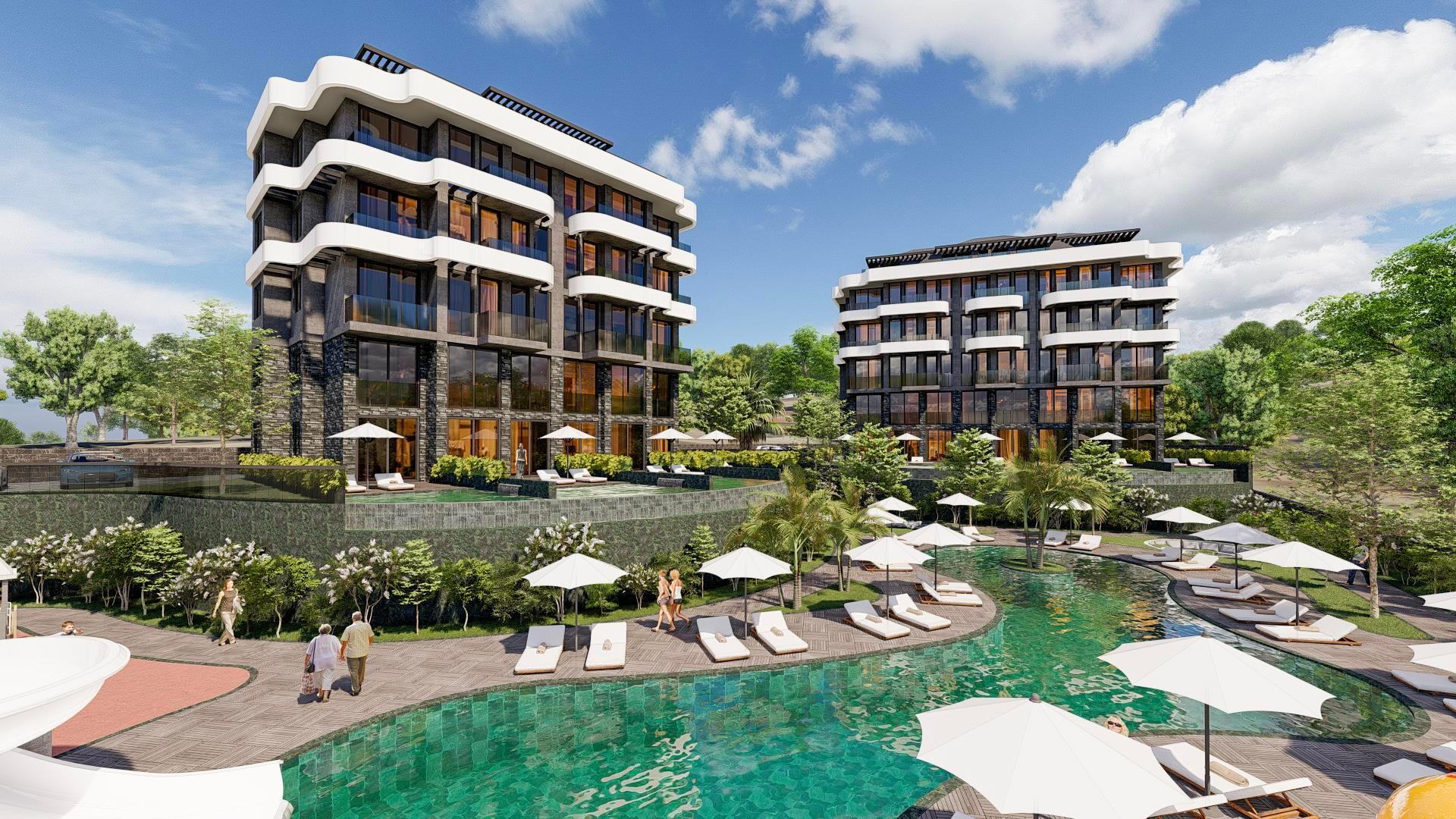 Apartments in a beautiful area of Kargicak