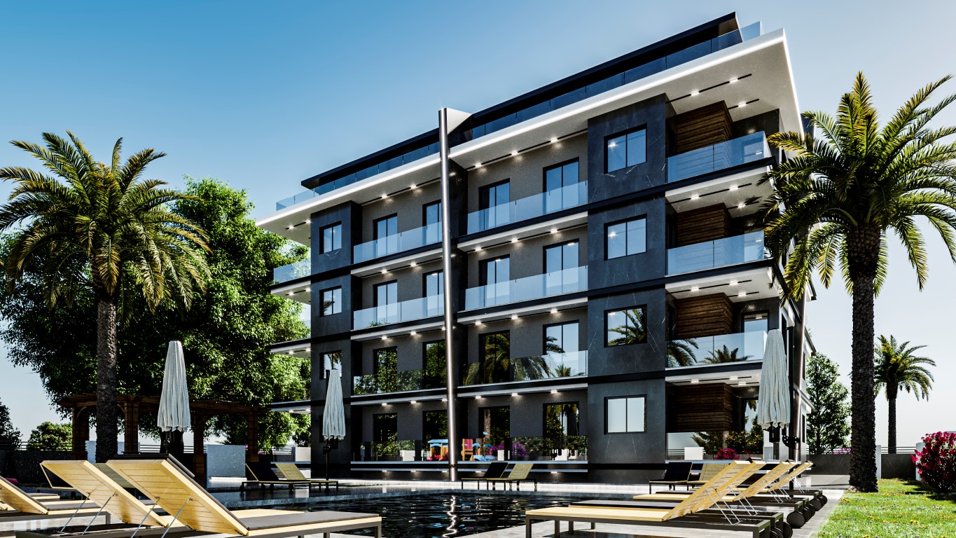 New apartments in the center of Alanya