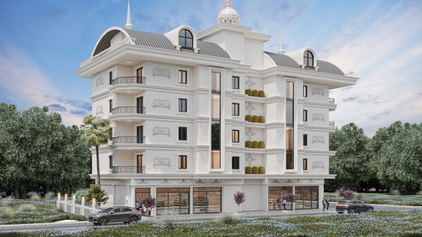 Beautiful new apartments in Mahmutlar