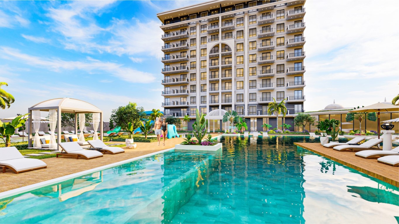 Apartments in a beautiful complex in Demirtas