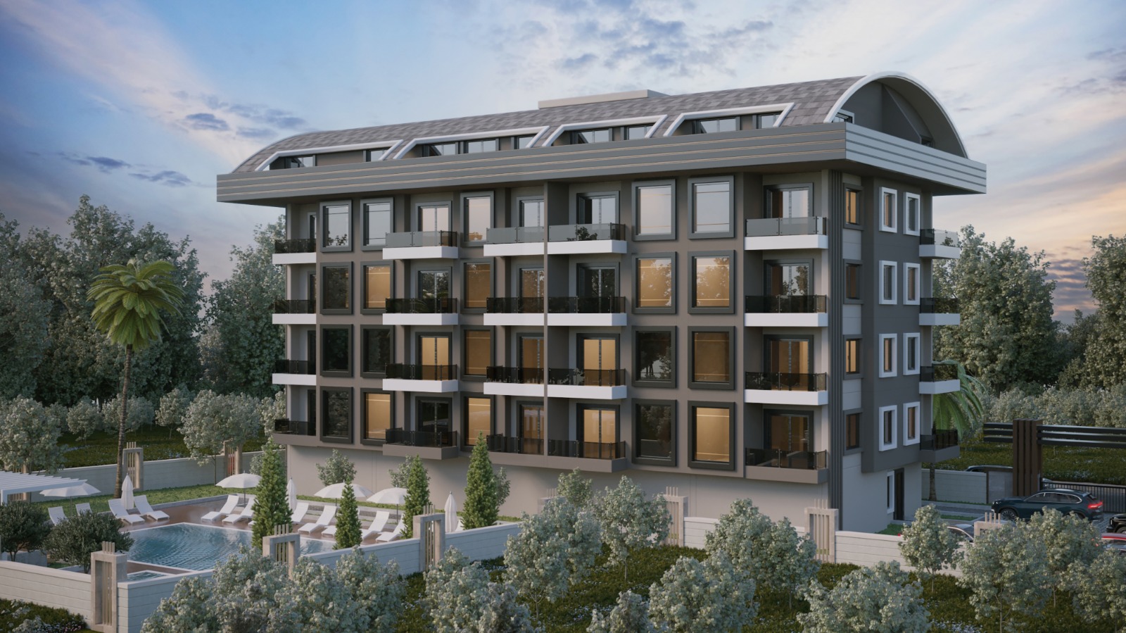 New beautiful apartments in Oba